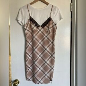 NWT No Boundaries 90's‎ Twofer Dress
